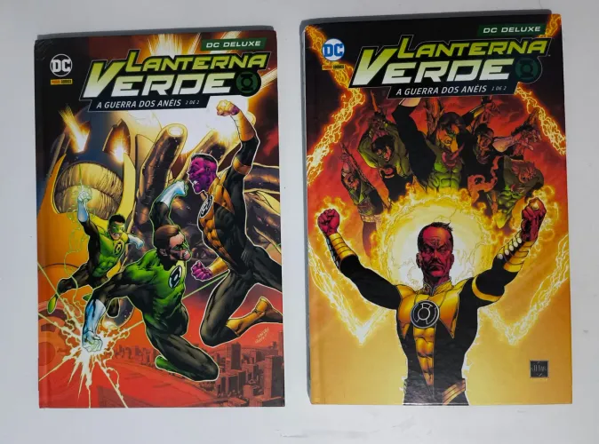 Lanterna Verde - a Guerra dos anéis 1 e 2 HQ DC