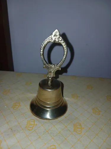 Sineta de bronze de mesa antiga