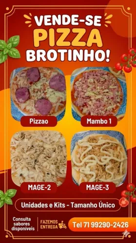 Pizza brotinho , kits e unidades 