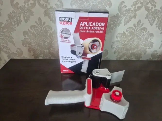 Aplicador Fita Adesiva de Mão Easy Office. Rolos até 5cm!