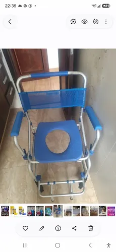 Cadeira de banho para obesos, com pouco uso. R$ 200,00