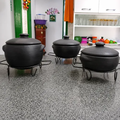 Conjunto de Panelas de Barro Capixaba Legítimas