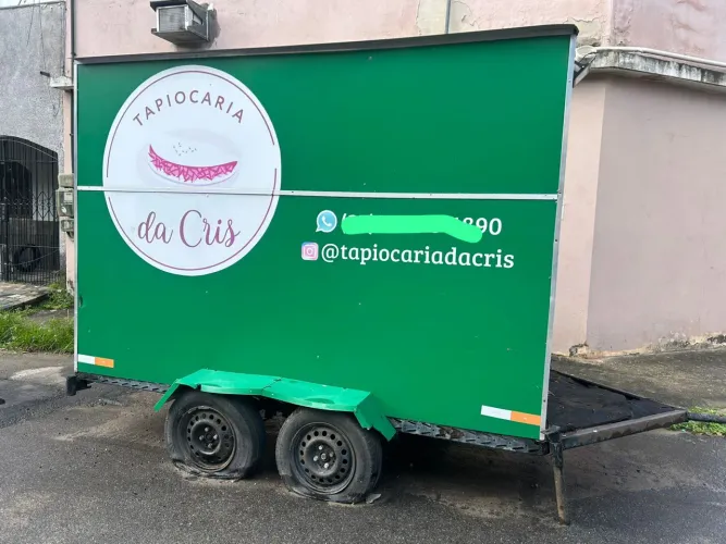 Food truck - treiler trucado tamanho 3x2m