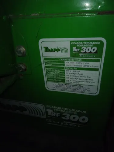 Triturador forrageiro trf300 3hp
