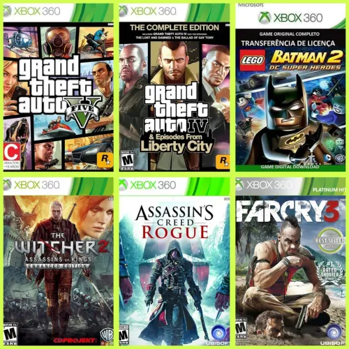 Jogos XBOX 360 todos são originais 