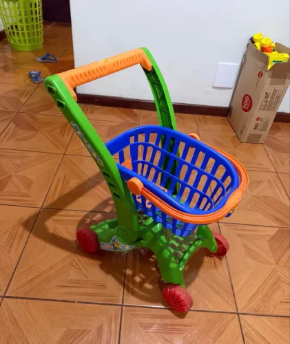 Carrinho de super mercado infantil