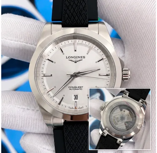 RELÓGIO LONGINES CONQUEST FUNDO BRANCO