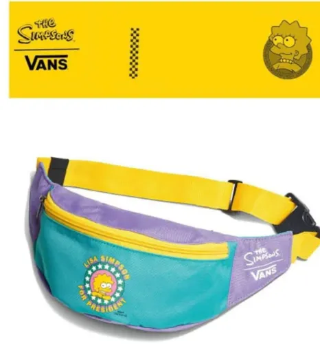 `Pochete Vans x Os Simpsons Original - Lisa Fanny Pack - Código VN0A4V4E17G`