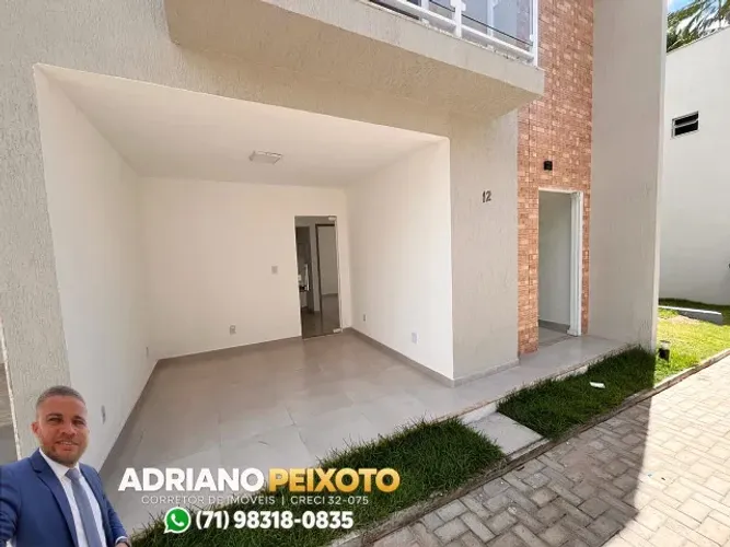 casa para venda em lauro de freitas com fino acabamento e 4 quartos, ótimo preço!