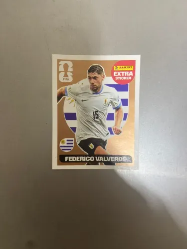 Figurinha Legend Bronze (Extra Sticker) - Valverde (Uruguai) - Álbum Copa do Mundo 2026