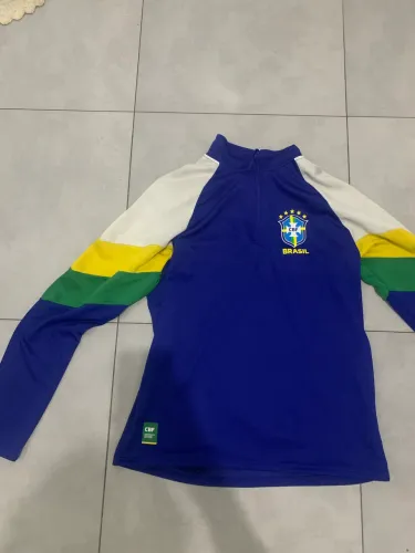 Blusa manga longa seleção brasileira 
