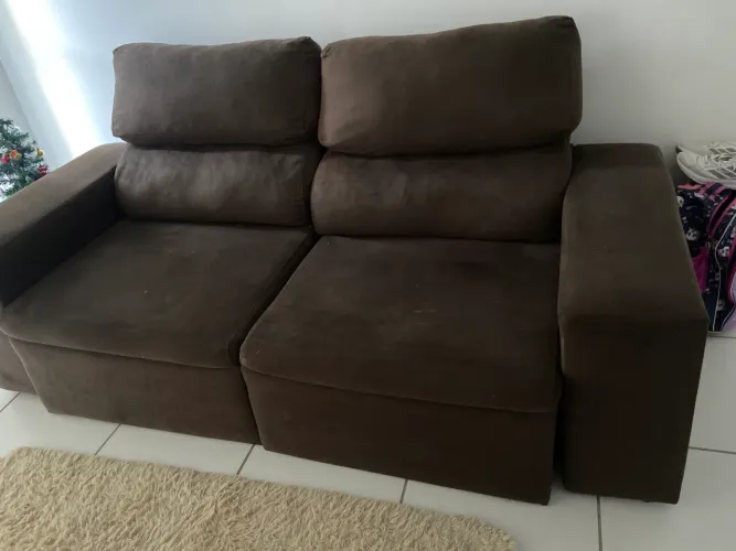 sofá semi novo