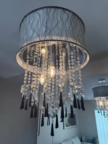 Lustre pendente de cristal