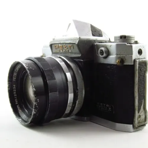 Camera Antiga Coleção Petri Penta Decorativa Vintage No Estado