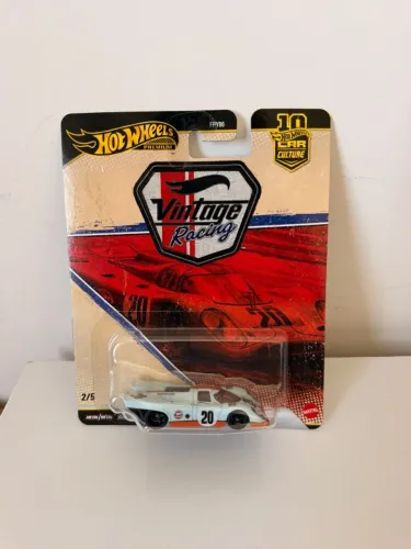 Hot Wheels Porsche 917K Gulf - Premium - Vintage Racing - Car Culture