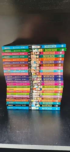 Mangá NISEKOI 1 ao 7 e 9 ao 25 faltando edição 8