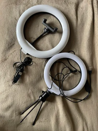 KIT ILUMINAÇÃO LED RING LIGHT + TRIPÉ