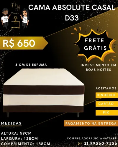 Cama box casal Absolut