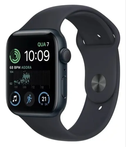 Vendo Apple Watch SE GPS (2da gen) - Caixa meia-noite de alumínio 44 mm -m