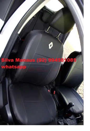 Capa banco Couro Corvin sob medida Logan Sandero Stepway 2020 impermeável não passar agua