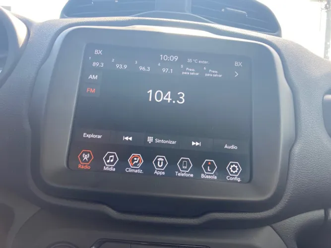 Jeep renegade Central multimídia