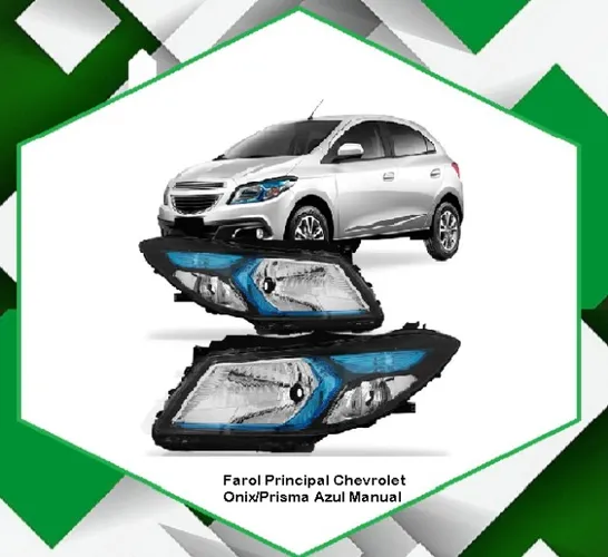 Farol Chevrolet Onix/Prisma Azul Manual H4 Tyc Ano: 2013 Até 2016