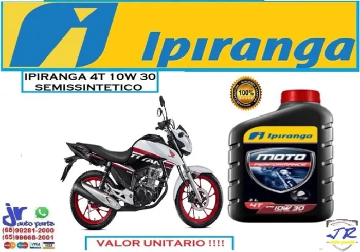 Oleo Ipiranga Moto 4T 10W30 Titan 160s