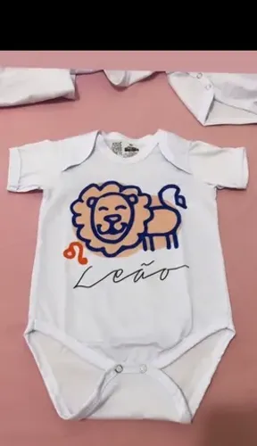 Body de bebê do zodíaco