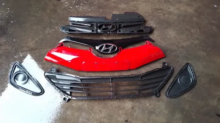 Kit grade do parachoque hyundai hb20 2015 completo