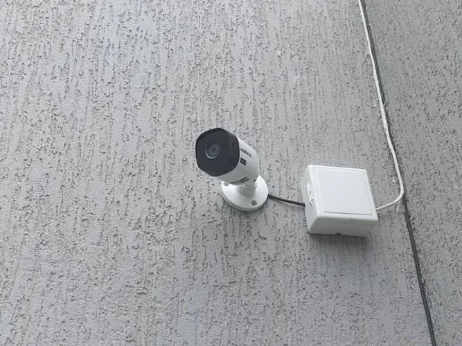 Kit completo instalado 4 câmeras Intelbras 