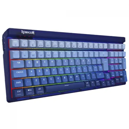 Teclado Mecânico 96% Redragon Garen Pro RGB Bluetooth/Wireless Recarregável - WZetta 
