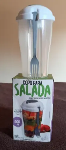 Copo para Salada e Frutas Art House Novo 900 ml Bom para Uso no Dia a Dia Original 20