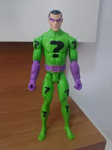 Boneco Charada/The Ridler - Liga da Justiça - Mattel - 30 cm