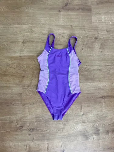 Maiô natação/ hidroginástica 10 / 12 roxo com lilás Aqua Speedo