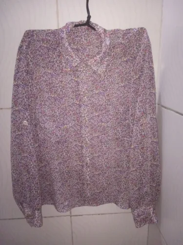 Camisa Social Mangas Longas Feminino G