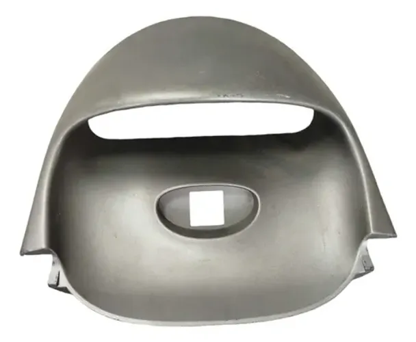 Moldura Central Pisca Alerta Peugeot 206 2004 2005 2006 2007 Cinza