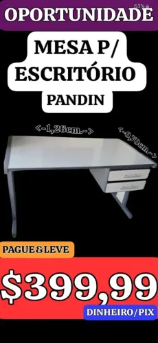 Escrivaninha para Escritório Pandin - Oportunidade!