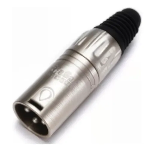 Conector Xlr Macho 3 Pinos Santo Angelo PLG L3mnn01