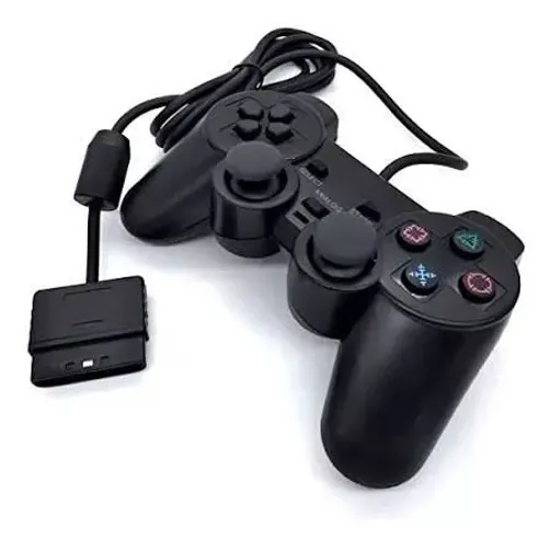 Kit 2 controle joystick Analogico para Playstation 1 e 2