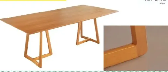 Mesa de jantar Cinamomo/claro 