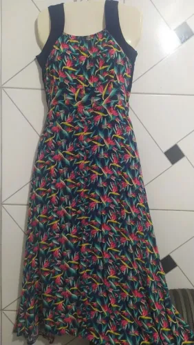 Vestido Floral Azul