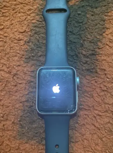 Apple Watch Series 3 GPS caixa aluminio 45mm Tela Travada Retirada de Peças Apenas