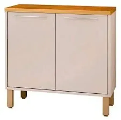 Balcão Cozinha Paris/Viena 2Pts Branco Salleto - Entrega Rápida!