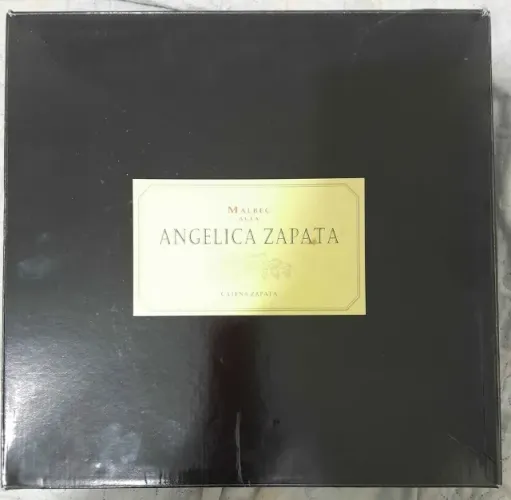 vinho argentino angelica zapata 2020 caixa de madeira