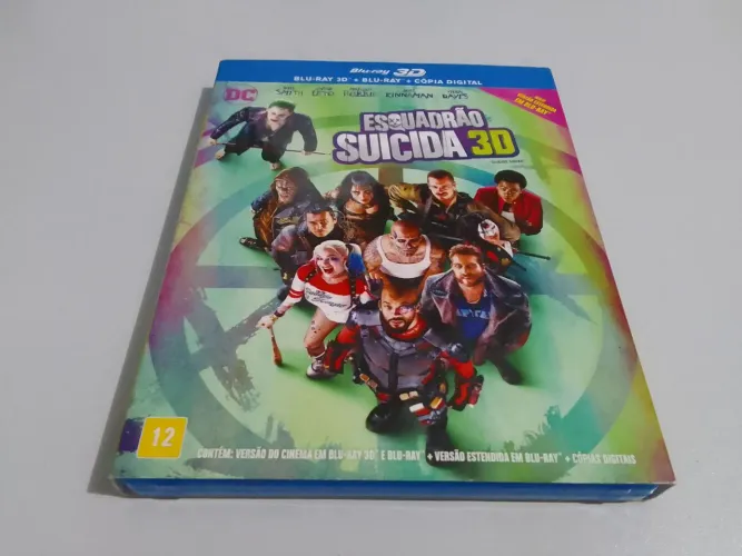Blu-Ray 3D Esquadrão Suicída