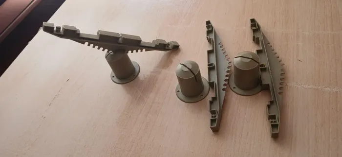 Autorama estrela 3 Suportes reguláveis 