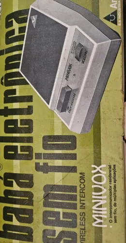 Babá eletrônica Amelco antiga. Perfeito estado. Na caixa.
