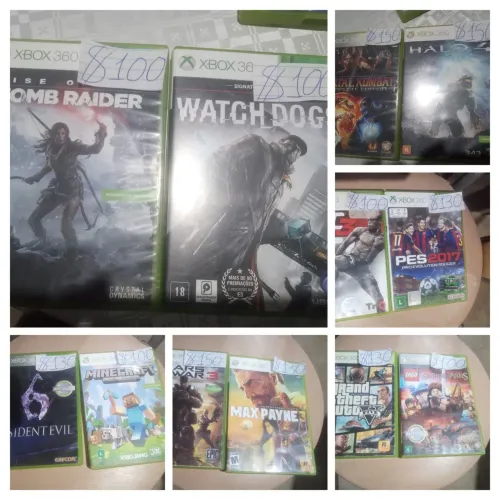 Vende-se jogos de Xbox 360 originais