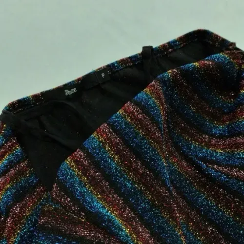  Macacão Lurex Rainbow longo Pool novíssimo
