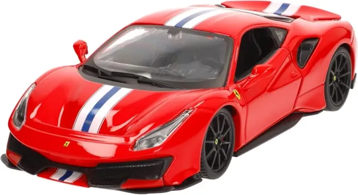 Miniatura Carro Ferrari 488 Pista Race E Play 1:24 Burago